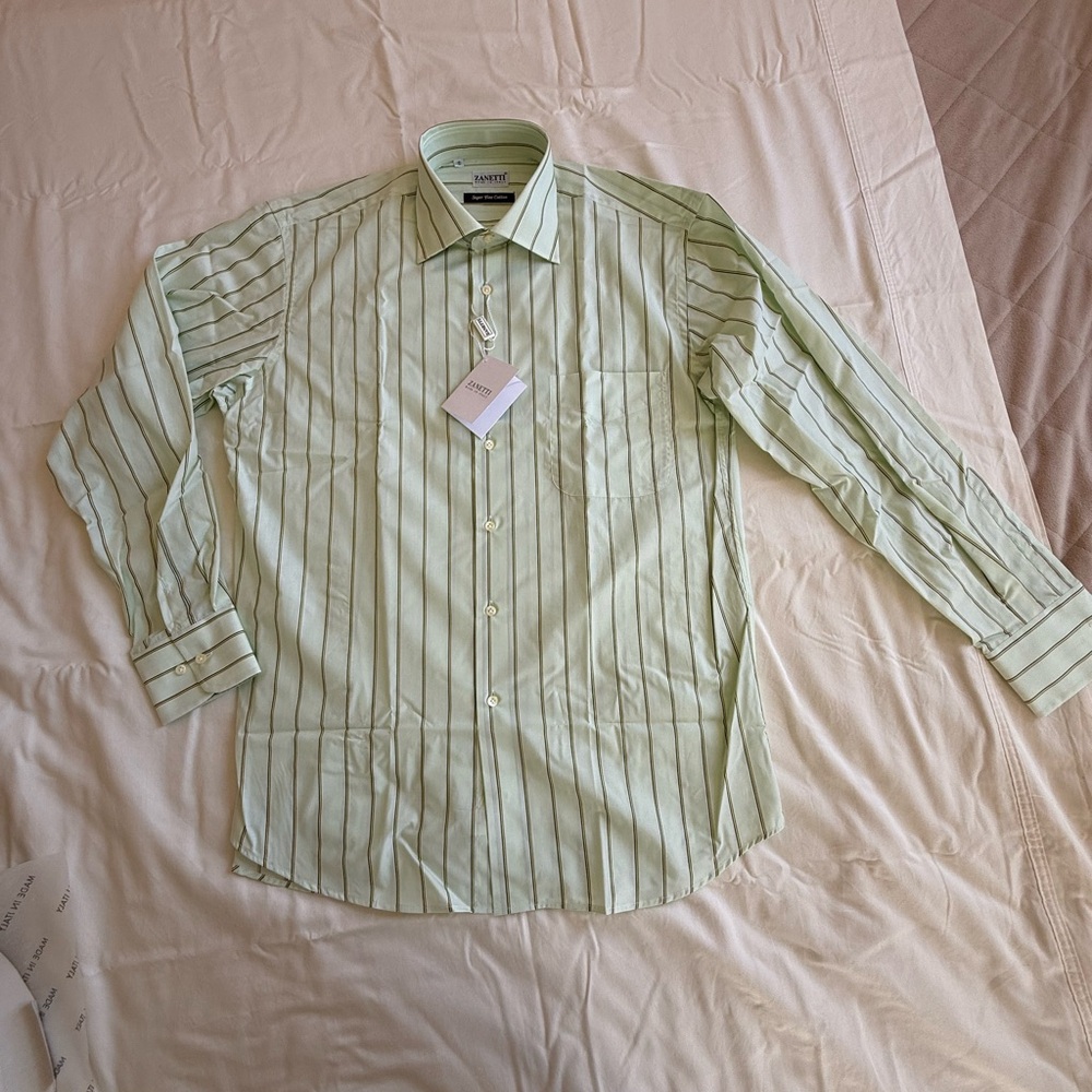 ZANETTI ITALY,👔 Men's Shirt - Picture 2 of 8